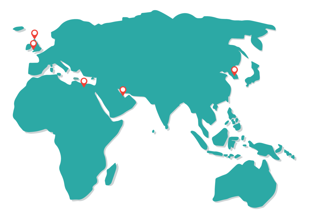 RRI global offices UK Qatar Cairo Egypt South Korea
