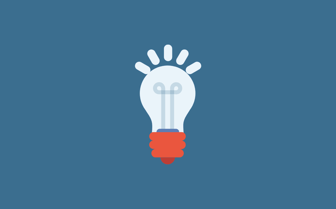 Illustration of a lightbulb