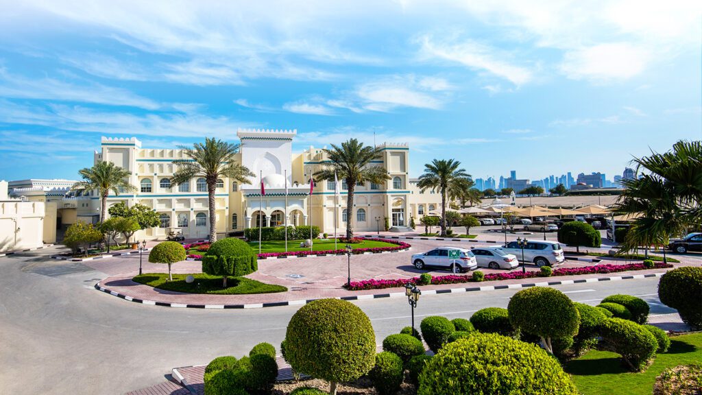 Image showing the outside of The Dipomatic Club in Qatar