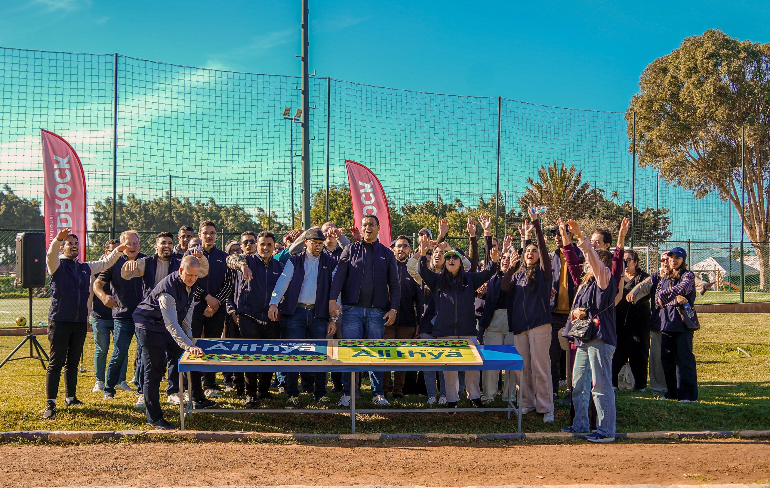 Mosaic team building activity